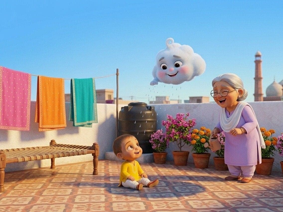 {Name} and the Grumpy Cloud — book cover